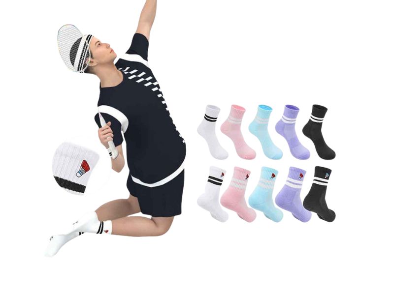 Chaussettes de badminton personnalisées